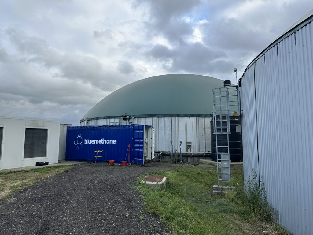 Bluemethane storage tanks